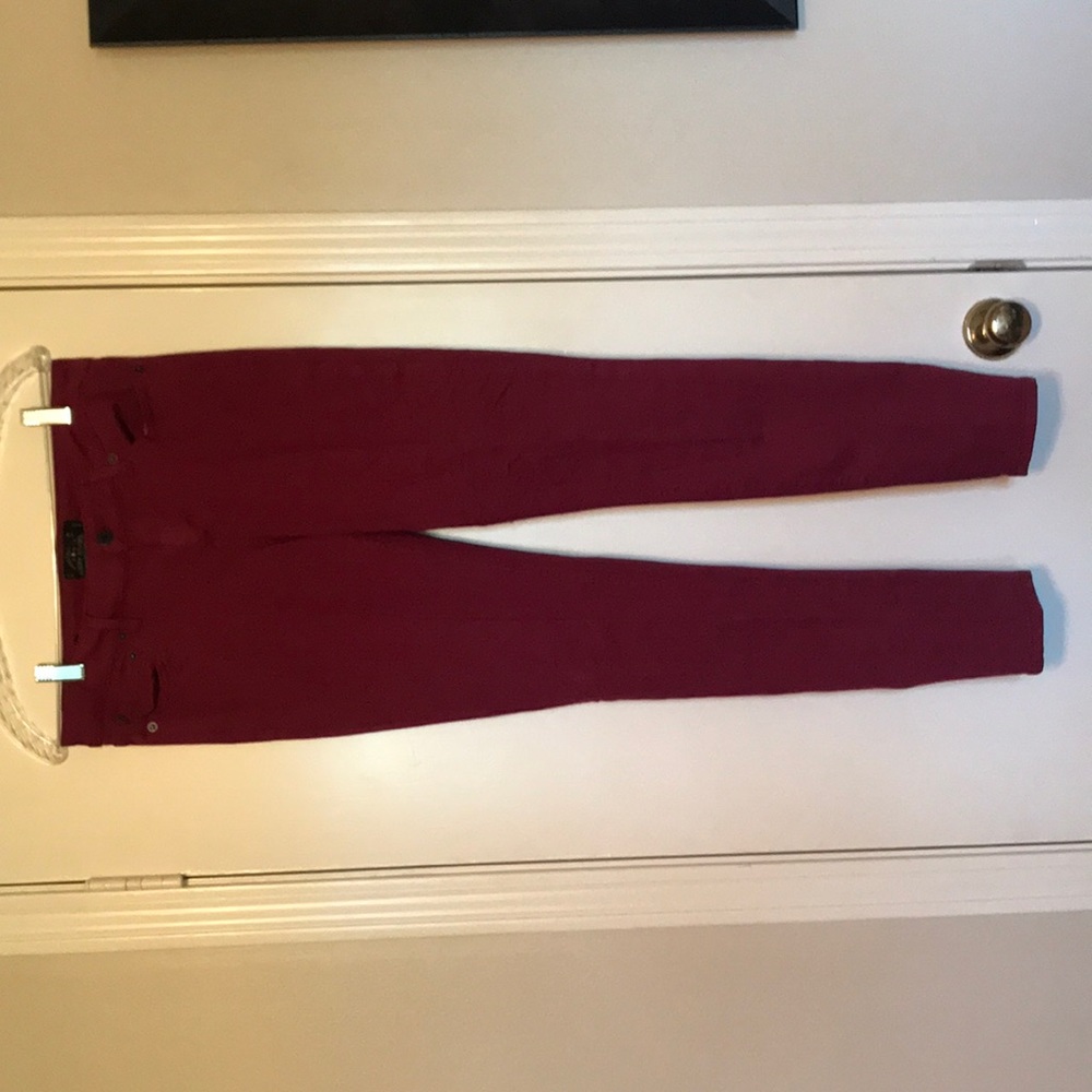 Maroon Lucky Brand Pants